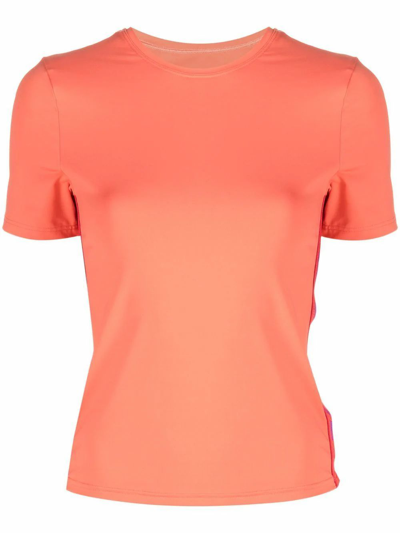 Shop Off-white Women's Orange Polyester T-shirt