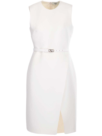 Shop Fendi Women's White Other Materials Dress
