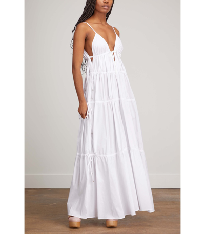 Shop Jonathan Simkhai April Js Cotton Dress In White