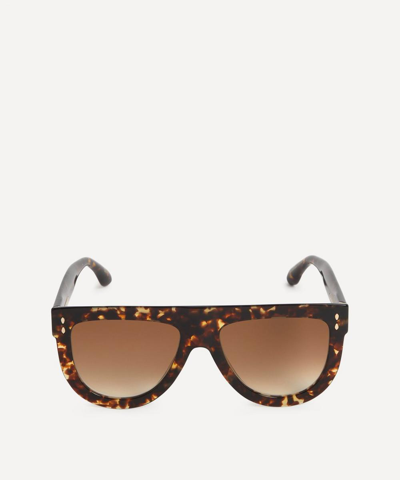 Shop Isabel Marant Emmy Pilot Sunglasses In Brown