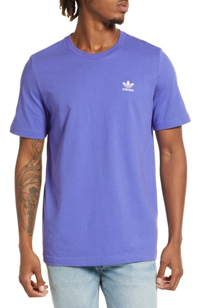 Adidas Originals Essential Trefoil T-shirt In Purple | ModeSens