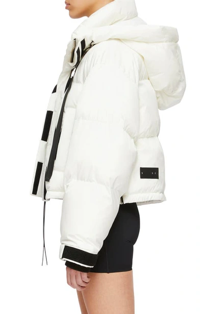 Shop Shoreditch Ski Club Willow Recycled Nylon Puffer Jacket In White