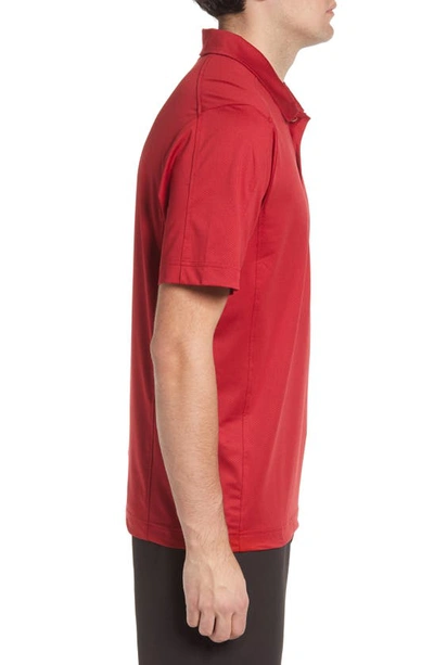 Cutter & Buck Prospect Drytec Performance Polo In Cardinal Red