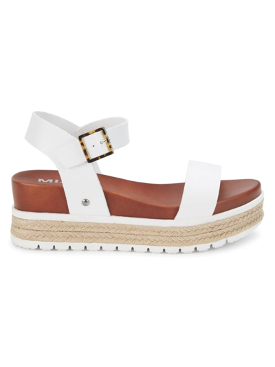 Shop Mia Women's Kiera Platform Espadrille Sandals In White