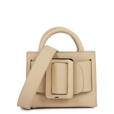 Shop Boyy Bobby 18 Leather Top Handle Bag In Ivory