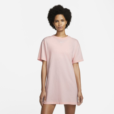 Shop Nike Women's  Sportswear Essential Dress In Pink