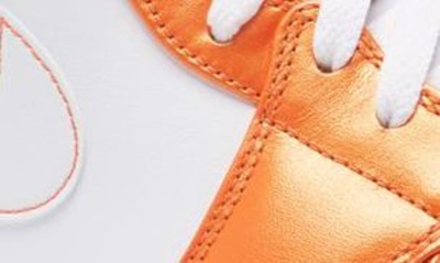 Shop Jordan Air  1 Mid Se Basketball Shoe In Electro Orange/ Black/ White