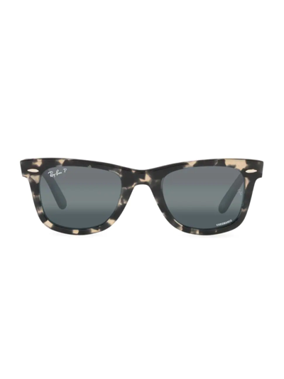 RAY BAN WOMEN'S WAYFARER TORTOISESHELL CHROMANCE SUNGLASSES 