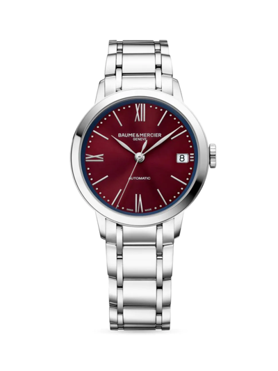 Shop Baume & Mercier Women's Classima Stainless Steel Bracelet Watch