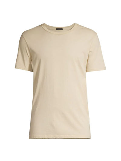 Shop Atm Anthony Thomas Melillo Men's Short-sleeve Regular Fit Stretch T-shirt In Sand Dune