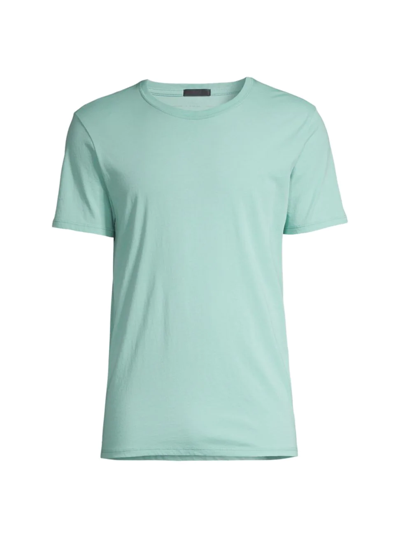 Shop Atm Anthony Thomas Melillo Men's Short-sleeve Regular Fit Stretch T-shirt In Iceberg