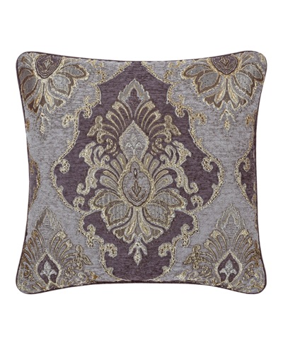 Shop Five Queens Court Dominique Decorative Pillow, 20" X 20" In Lavender