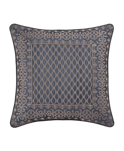 Shop Five Queens Court Leah Decorative Pillow, 18" X 18" In Blue