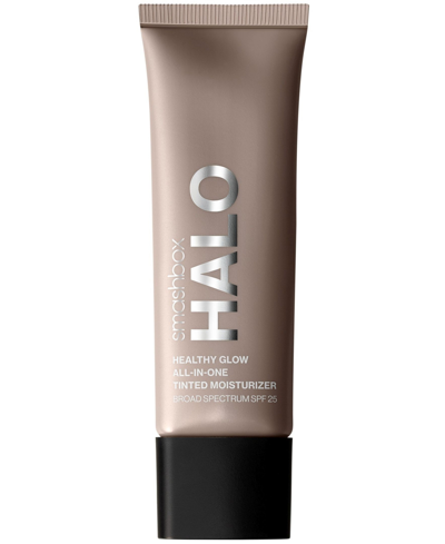 Shop Smashbox Halo Healthy Glow Tinted Moisturizer Broad Spectrum Spf 25, 1.4-oz. In Dark (dark To Deep With A Neutral Undert