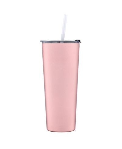Shop Thirstystone By Cambridge 24 oz Insulated Straw Tumbler In Pink
