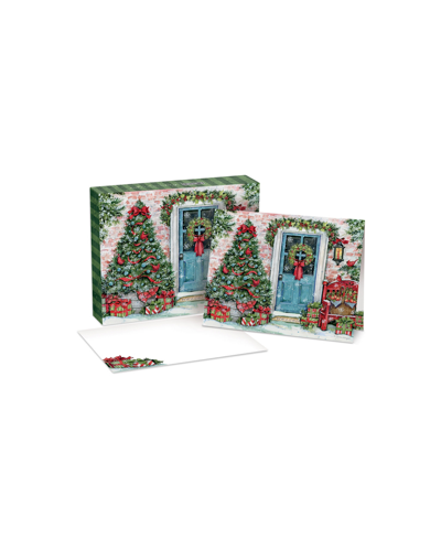 Shop Lang Greenery Greetings Boxed Christmas Cards In Multi