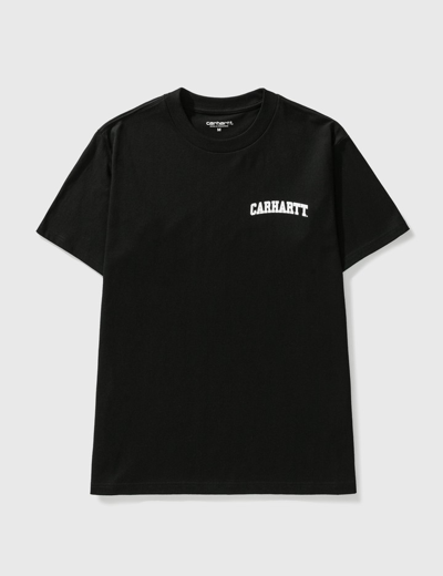 Shop Carhartt University Script T-shirt In Black