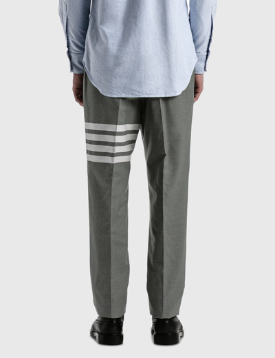 Shop Thom Browne Classic Plain Weave Suiting Trouser In Grey