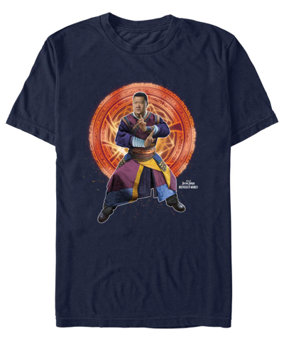 Shop Fifth Sun Men's Likeness Doctor Strange Movie 2 Wong Hero Style Short Sleeve T-shirt In Navy