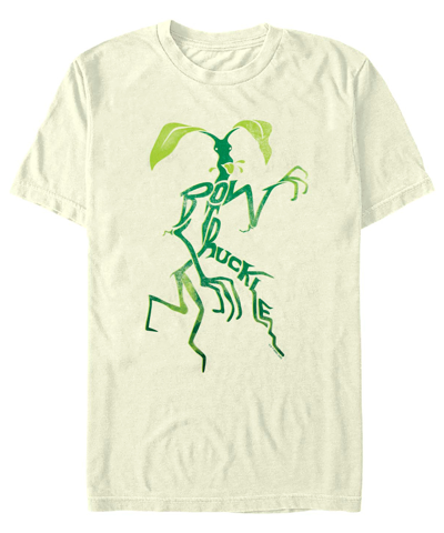 Shop Fifth Sun Men's Fantastic Beasts And Where To Find Them Bowtruckle Wordplay Short Sleeve T-shirt In Natural