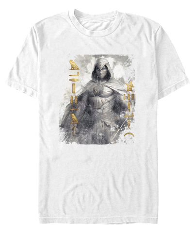 Shop Fifth Sun Men's Moon Knight Glyphs Short Sleeve T-shirt In White