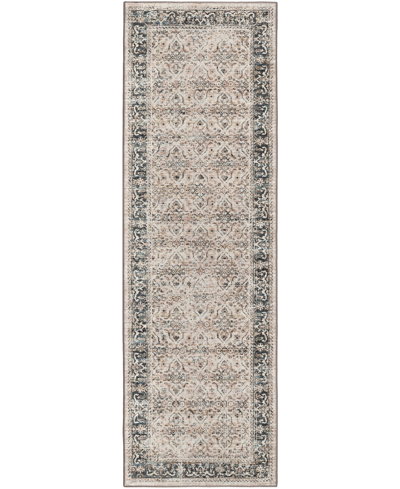 D Style Jericho Jc10 2'6" X 10' Runner Area Rug In Taupe