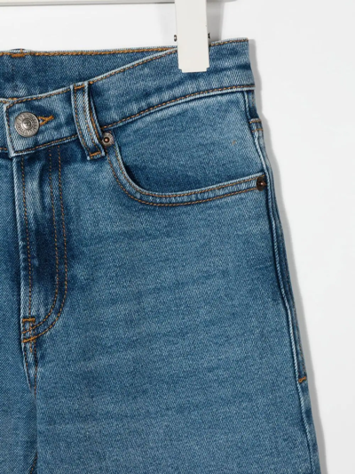Diesel Mid-rise Straight-leg Jeans In Blue