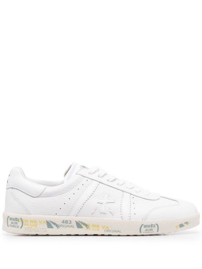 Shop Premiata Bonnie Lace-up Sneakers In White