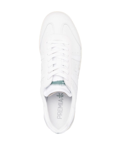 Shop Premiata Bonnie Lace-up Sneakers In White