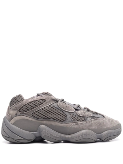 Shop Adidas Originals Yeezy 500 'granite' Sneakers In Grey