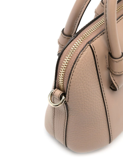 Furla Top Handle Small Tote Bag In Neutrals