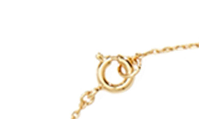 Shop Tory Burch Kira Imitation Pearl Necklace In Tory Gold/ Pearl