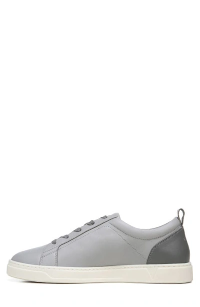 Shop Vionic Lucas Sneaker In Light Grey Leather
