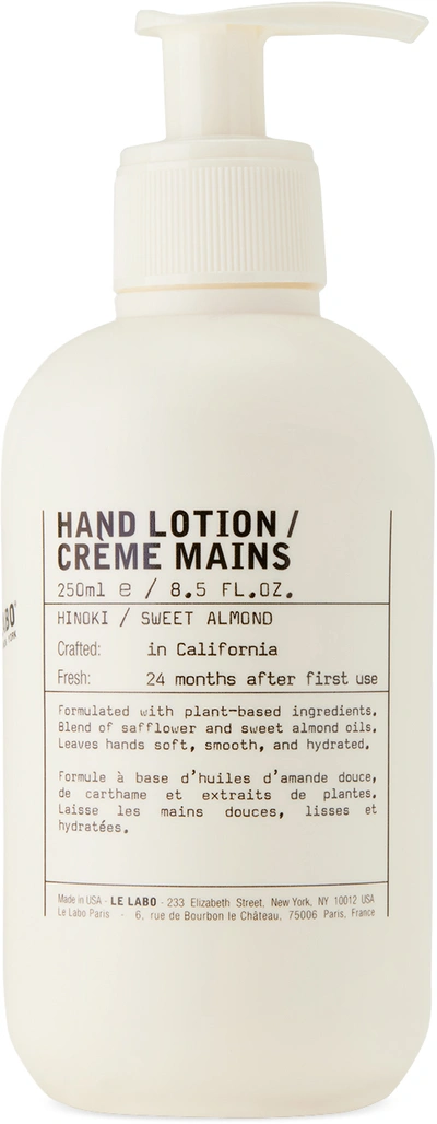 Shop Le Labo Hand Lotion – Hinoki, 250 ml In Na