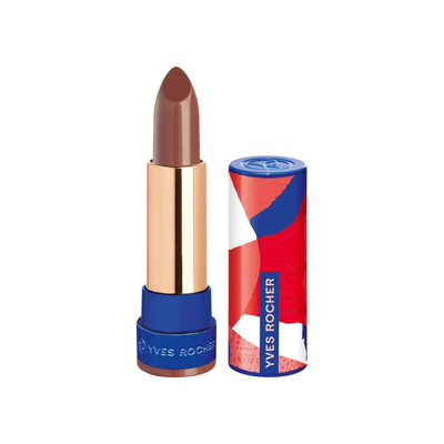 Shop Yves Rocher Satin Lipstick In Brown