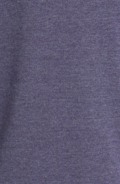 Black Clover Clyde Quarter Zip Performance Pocket Pullover In Midnight Navy