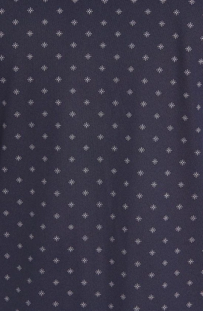 Cutter & Buck Virtue Tile Drytec Performance Polo In Navy Blue