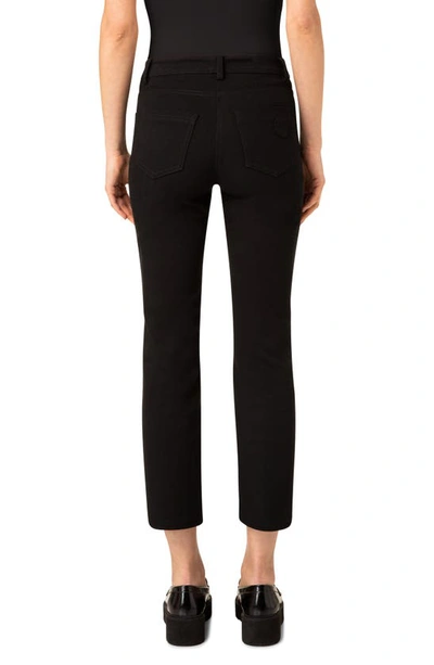 Akris Punto Maru Ankle Tapered Leg Jeans In Black