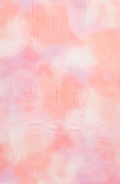 Nordstrom Print Modal & Silk Scarf In Pink Fields Of Color