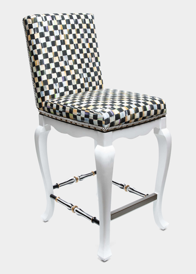 Shop Mackenzie-childs Courtly Check Counter Stool