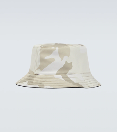 Shop Givenchy Reversible Bucket Hat In Beige/brown