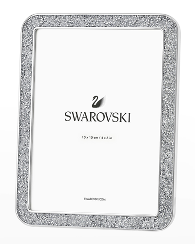 Shop Swarovski Minera Silver-tone Photo Frame, 4" X 6"