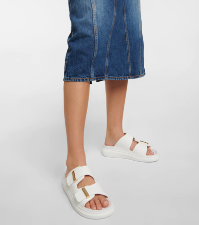 Alexander Mcqueen Sandalo Hybrid Oversize In White