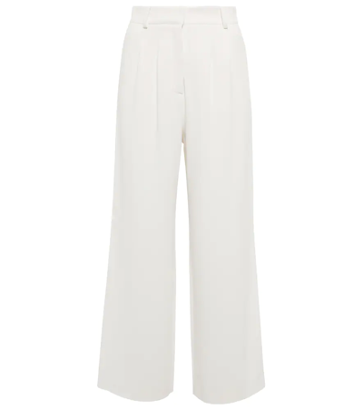 Shop Etro Pleated High-rise Cropped Pants In 9993