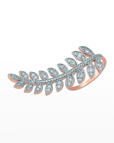 Shop Beegoddess Feather Of God Diamond Ring