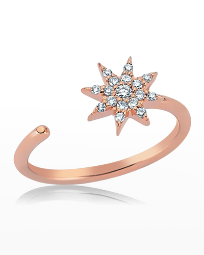 Shop Beegoddess Venus Star Open Diamond Ring
