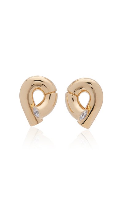 Shop Tabayer Oera 18k Fairmined Yellow Gold Diamond Earrings