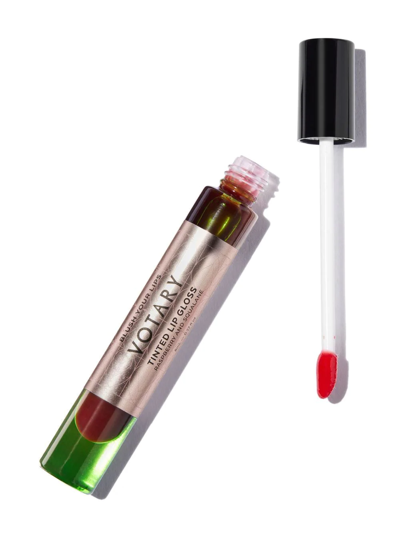 Shop Votary Tinted Lip Gloss In Green