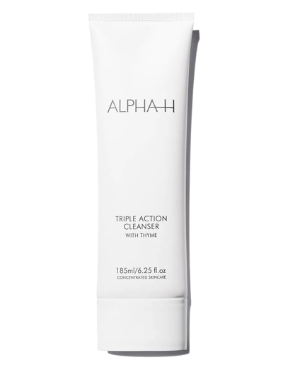 Shop Alpha-h Triple Action Cleanser In White