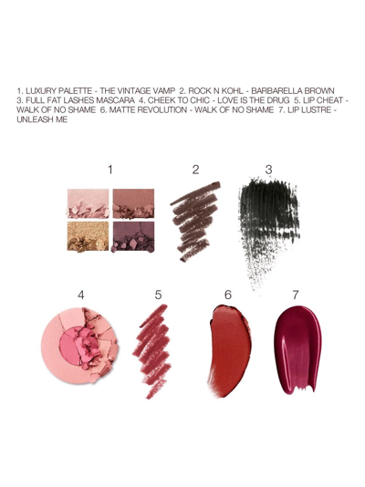 Shop Charlotte Tilbury The Vintage Vamp Look Set In Light